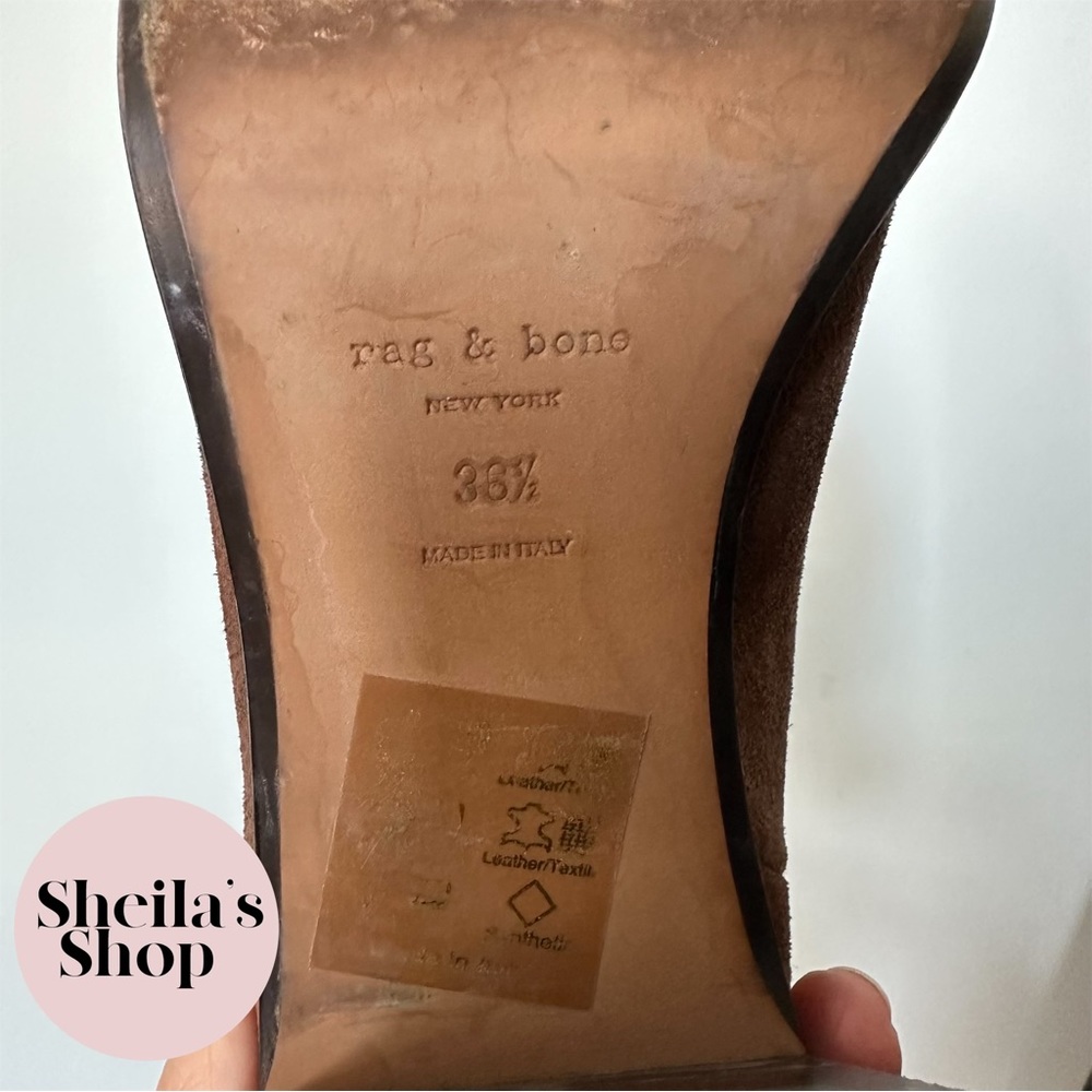 Rag & Bone Brynn Suede Bootie Praline Women’s Siz… - image 8